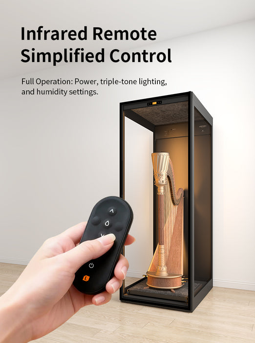 Lenthem CMIW-1605DT Humidity Control Cabinet for Harp White