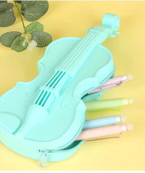Violin Pencil Case Purple