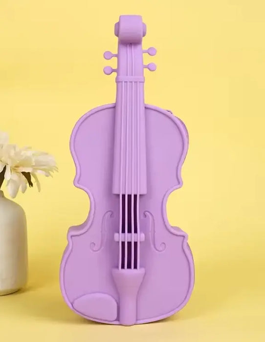 Violin Pencil Case Purple