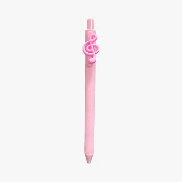 Pink Pen with Treble Clef Charm