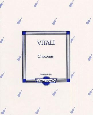Vitali - Chaconne - Viola/Piano Accompaniment arranged by Arnold Viola World VWP000044