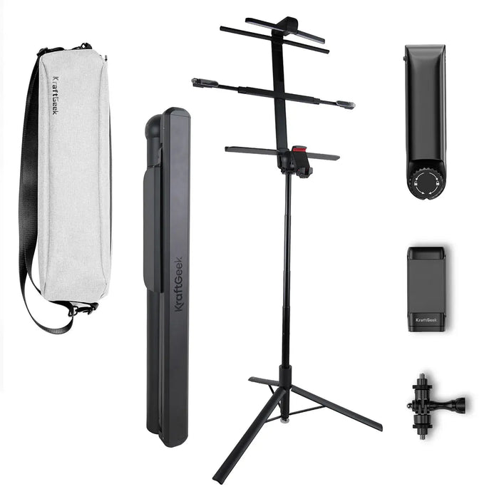 KraftGeek Capsule LITE Music Stand Concerto Combo Black