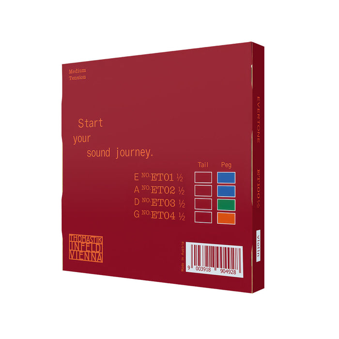 Thomastik Evertone Violin String Set 1/2