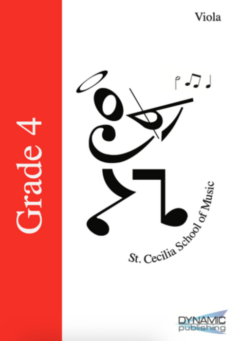 St Cecilia School of Music (SCSM) Viola Examination Book - Grade Four (Viola Part Only)