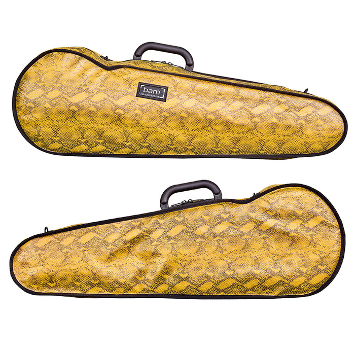 BAM Hoodie for Hightech Contoured Violin Case Yellow Snake 4/4