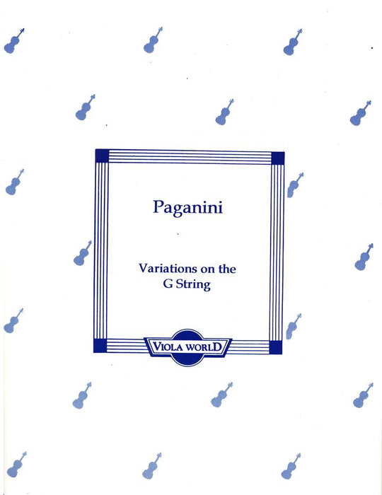 Paganini - Variations on the G String - Viola/Piano Accompaniment arranged by Arnold Viola World VWP000032