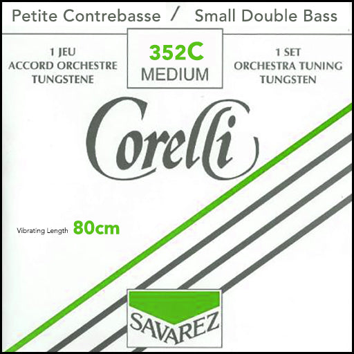 Corelli Double Bass D String Medium 1/8