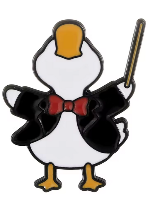 Pin/Brooch Conductor Duck