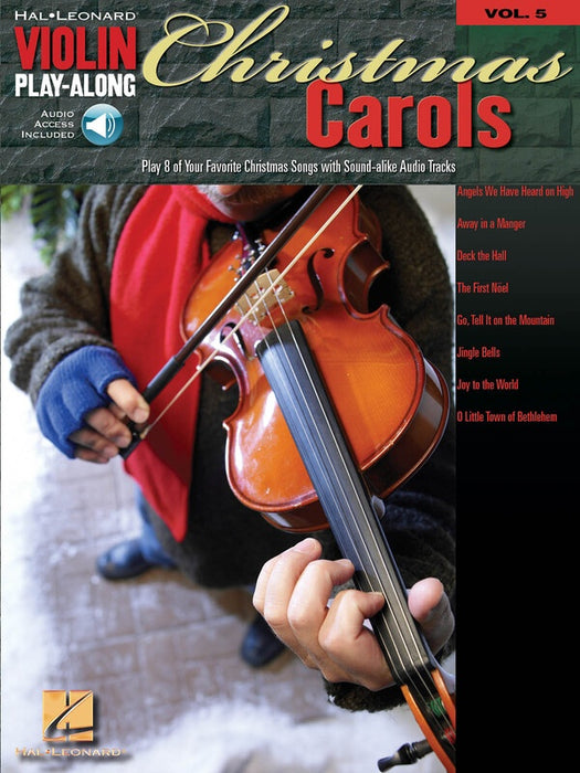 Christmas Carols - Violin Play-Along Volume 5 - Hal Leonard /OLA