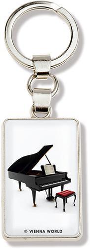 Metal Grand Piano Keyring