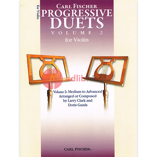 Progressive Duets Volume 2 - Violin Duet by Gazda/Clarke Fischer BF40