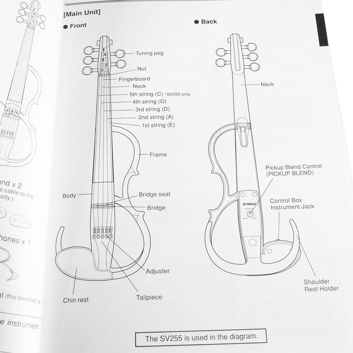 Yamaha SV250 Pro Silent Violin 4 String