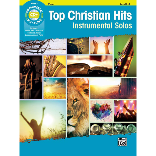 Top Christian Hits Instrumental Solos for Strings - Viola/CD/pdf Piano Accompaniment Alfred 46807
