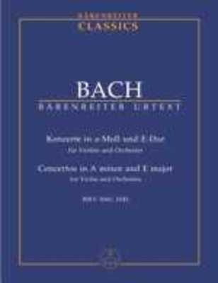 Bach - Concerto in Amin BWV1041 - Violin/Piano Accompaniment Barenreiter BA5189A