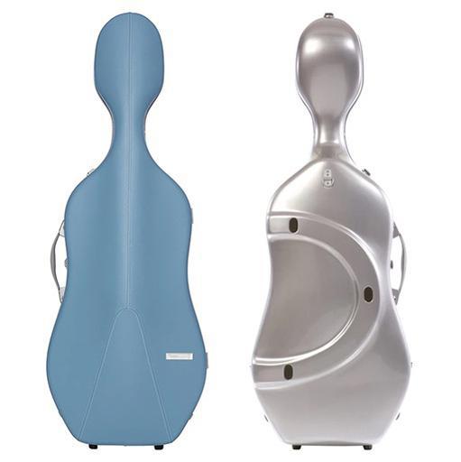 BAM L'Etoile Hightech Slim 3.7 Cello Case Sky Blue 4/4