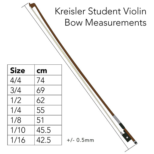Kreisler Student Violin Bow 3/4