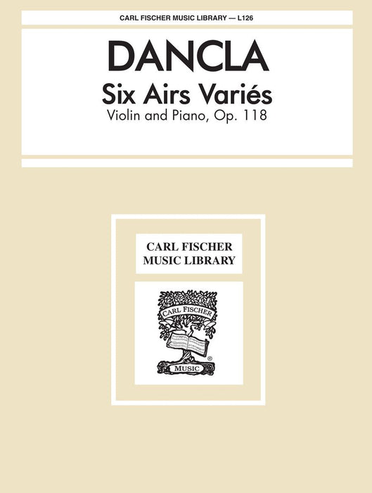 Six Airs Varies Op 118 for Violin and Piano