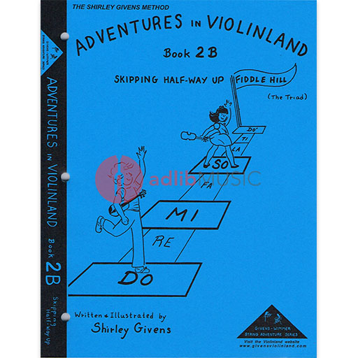 Adventures in Violinland Book 2B - Violin by Givens SS2B