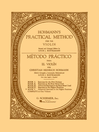 Hohmann - Practical Method Volume 5 - Violin Solo Schirmer 50326700