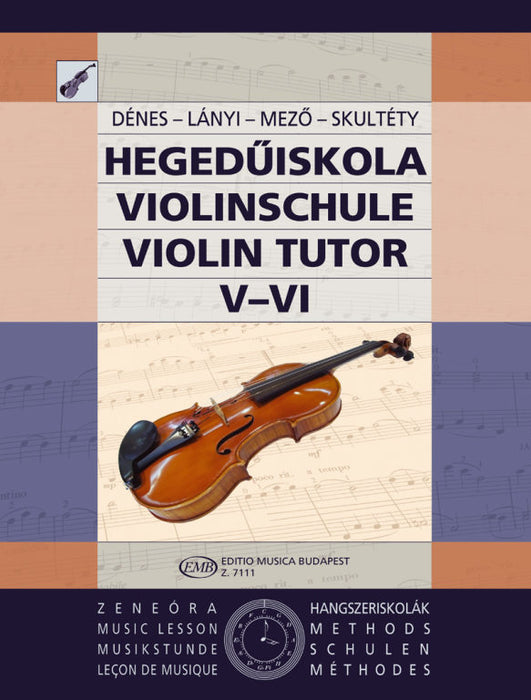 Denes - Violin Tutor Volumes 5-6 - Violin EMB Z7111