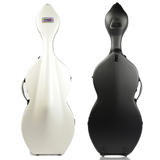 BAM Shamrock Hightech 3.9 Cello Case with Wheels Pearl White 4/4