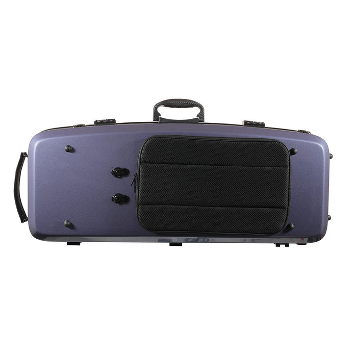 JML Carbon Fibre Adjustable 2.3 Oblong Viola Case Ocean Blue 15-16.5"