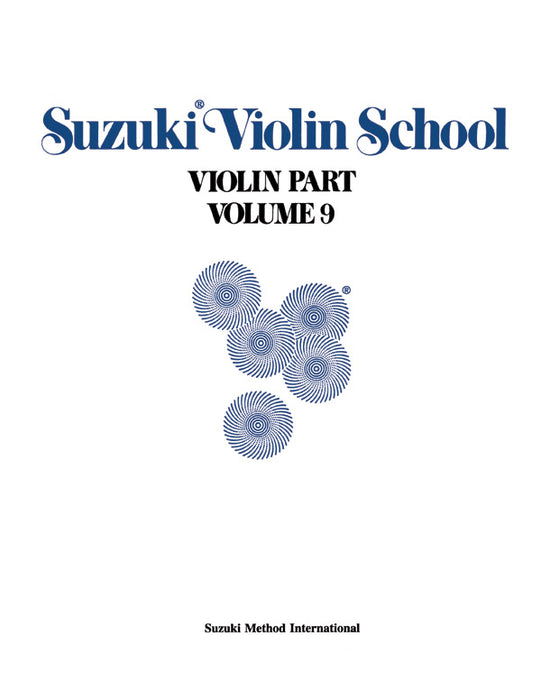Suzuki Violin School Book/Volume 9 - Violin Book Only, No CD Summy Birchard 0225
