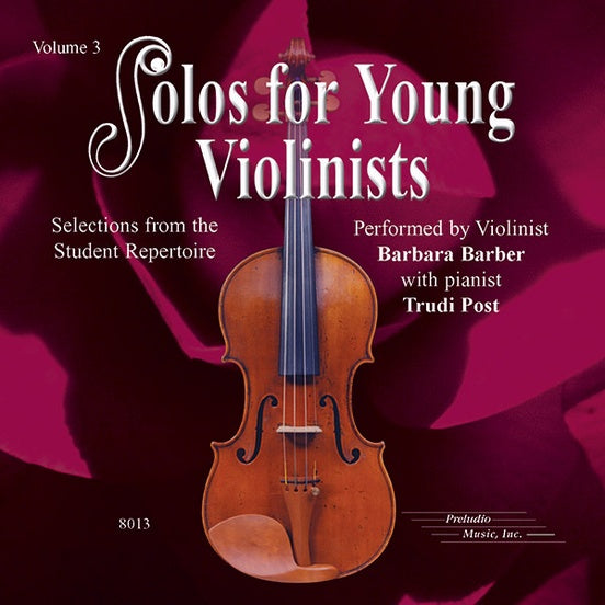 Solos for Young Violinists Volume 1 CD