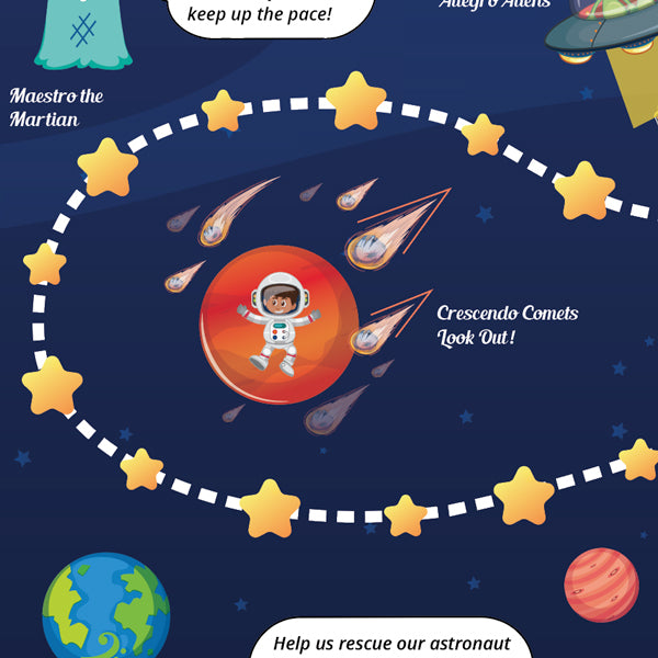 Space Quest A3 Music Practice Chart by Musically Gifted
