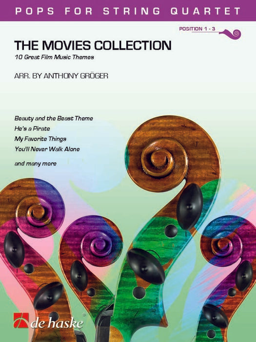The Movies Collection - String Quartet (optional Violin 3 Part) arranged by Groger DeHaske DHP1196090070