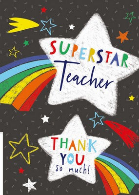 Greeting Card Superstar Teacher