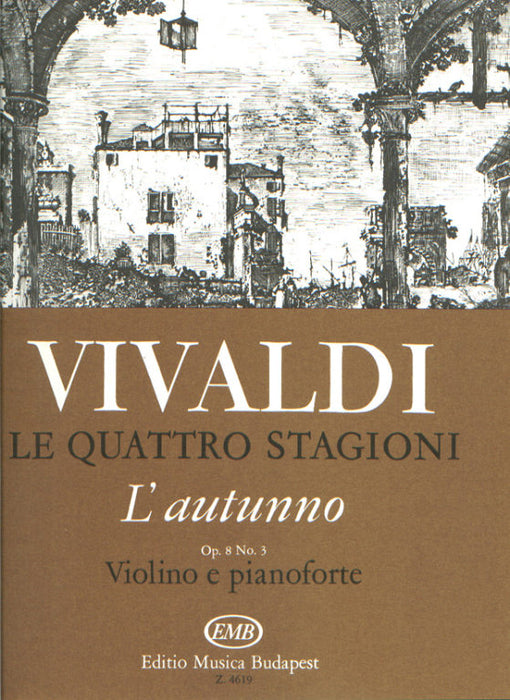 Vivaldi - Four Seasons Op8/3 Autumn - Violin/Piano Accompaniment EMB Z4619