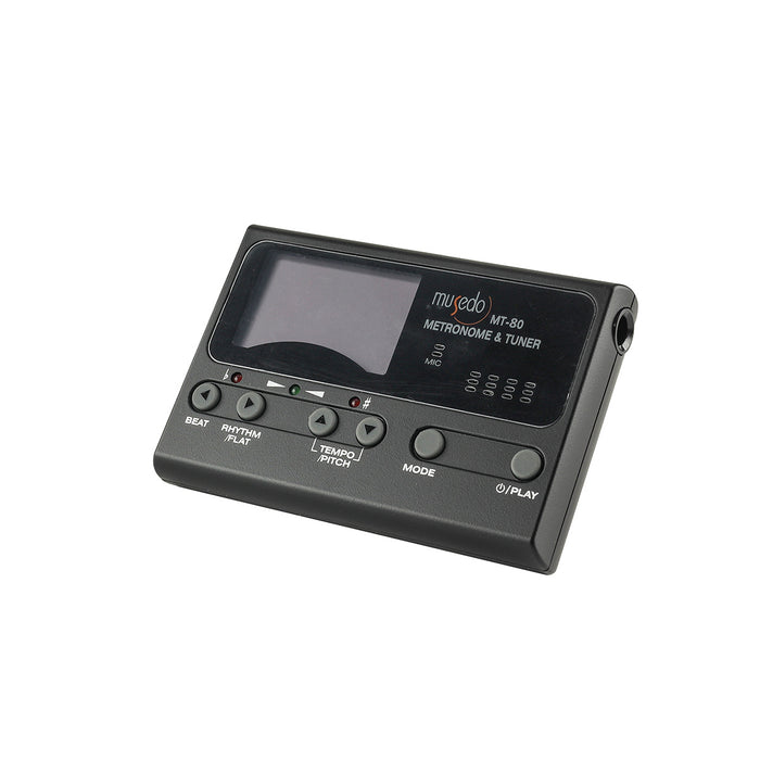 Musedo MT80 3 In 1 Chromatic Metronome Tuner Black