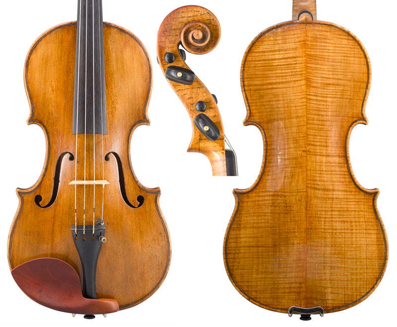 Italian Violin, certified by Florian Leonhard as School of Ceruti, Cremona, c.1840