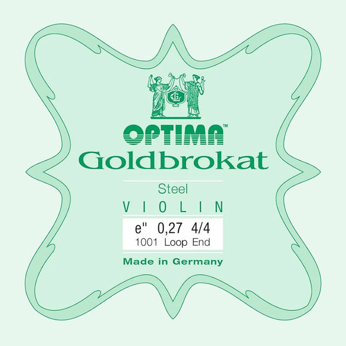Optima Goldbrokat Violin E String Strong Loop End 4/4