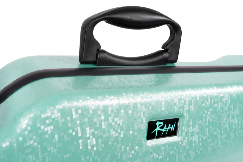 RAAN Shaped Violin Case Mint Green 1/2-1/4