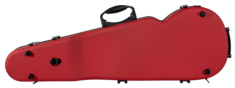 RAAN Shaped Violin Case Wine Red 1/2-1/4