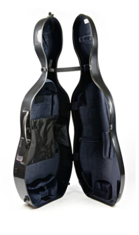 Cello Case - Bam Hightech 4.4 'Adjustable' Black Carbon