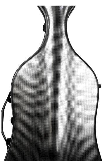 BAM Hightech Compact 3.5 Cello Case Silver Carbon