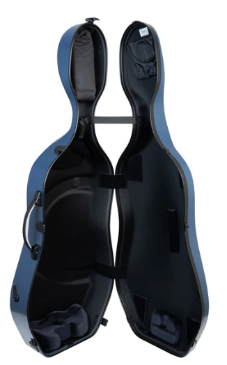 BAM Hightech Slim Cello Case Navy Blue