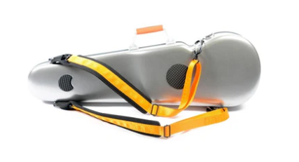 BAM La Defense Hightech Contoured Violin Case Brushed Aluminium