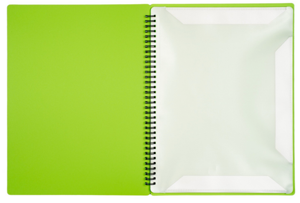 Rondofile 10 Page Music Jot Green