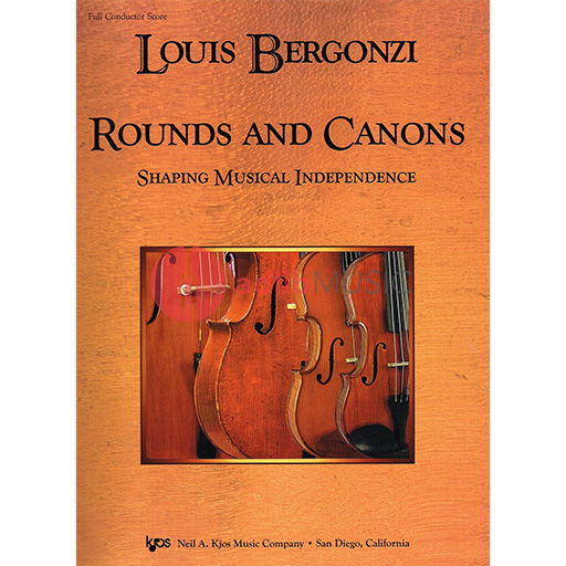 Rounds and Canons - Teachers Guide/Score by Bergonzi Kjos 99F
