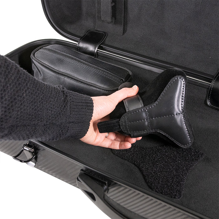 Viola Case - Kreisler PC Oblong Adjustable, Braided Black