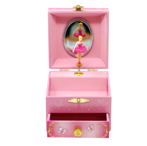 Butterfly Ballet Musical Jewellery Box Small 10.5W x 8.5H x 10.5D cm