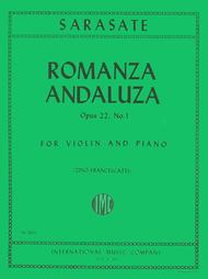 Sarasate - Romanza Andaluza Op22/1 - Violin/Piano Accompaniment IMC IMC2653