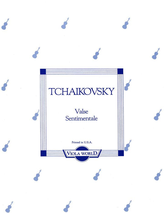 Tchaikovsky - Valse Sentimentale - Viola/Piano Accompaniment arranged by Arnold Viola World VWP000043