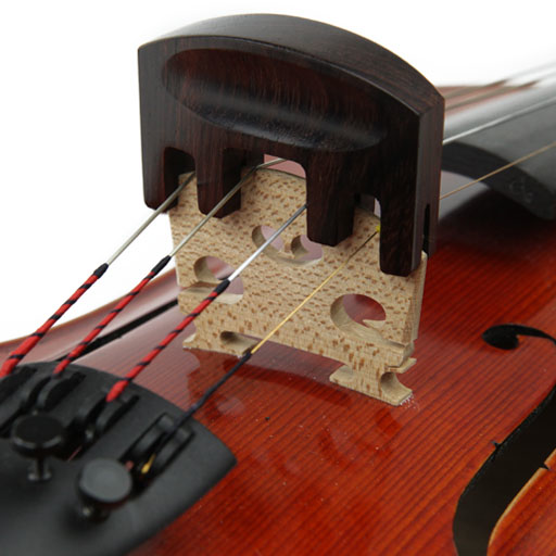 Violin Mute - SSC Wooden Light Rosewood 4 Prong