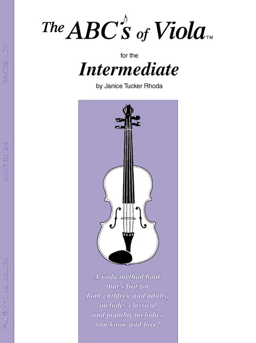 The ABC's of Viola for the Intermediate Book 2 - Viola Book by Tucker Rhoda Fischer ABC9