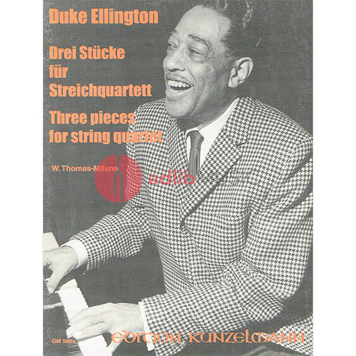 PIECES 3 VOL 1 STRING QUARTET [SCORE & PARTS] - ELLINGTON - QUARTETS MIXED - KUNZELMANN